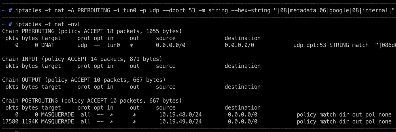 Iptables использование dns имен