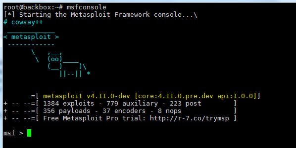 Msfconsole